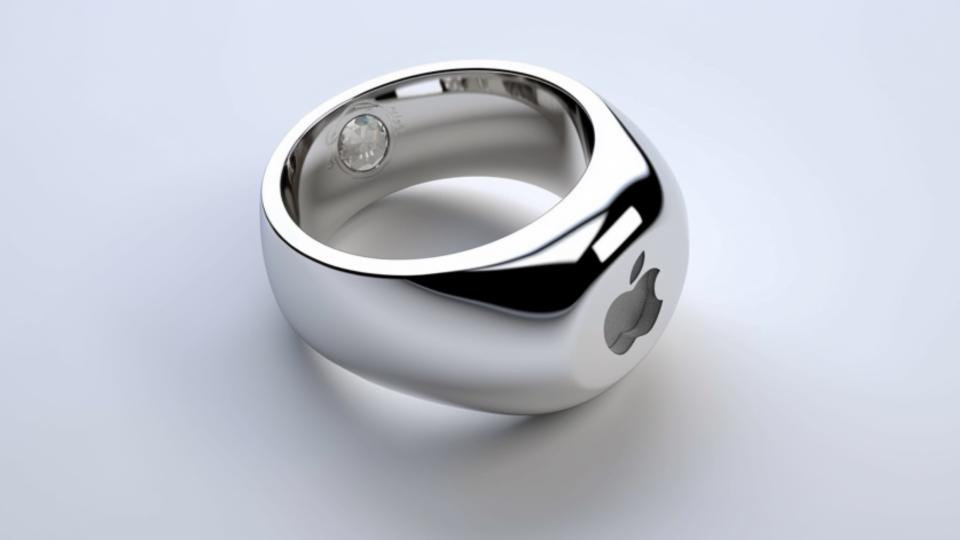 A concept image of the Apple smart ring