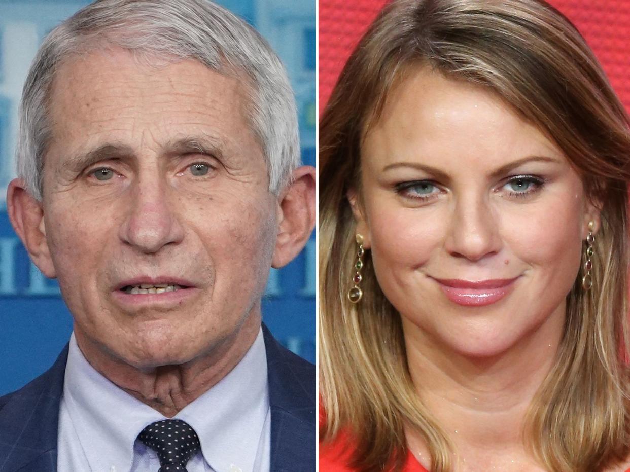 Chief Medical Advisor to the president Dr. Anthony Fauci and Lara Logan