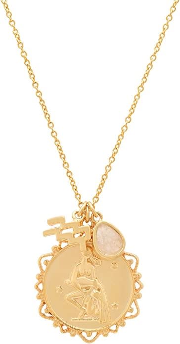 Tai Jewelry Aquarius Zodiac Charm & Pendant Necklace Amazon