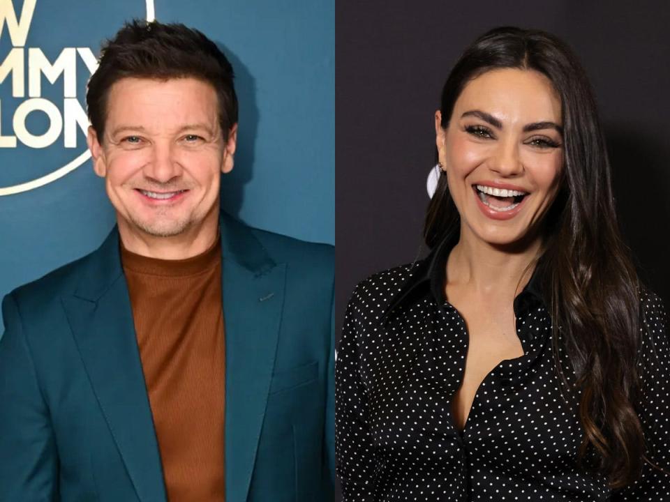 Jeremy Renner and Mila Kunis.