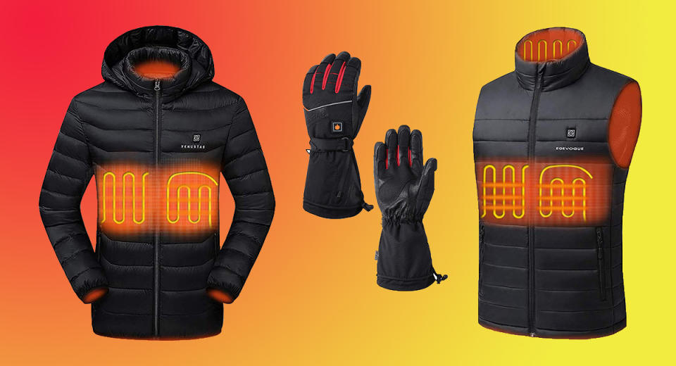 A slew of Venustas heated apparel is on sale right now! (Photo: Amazon)