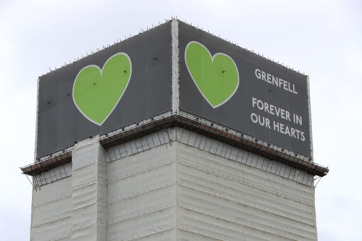 Grenfell Tower's exterior (PA Media)