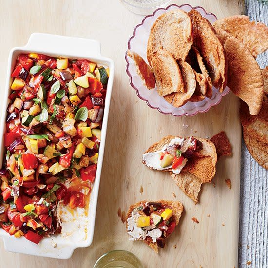 Ratatouille-and-Goat Cheese Dip