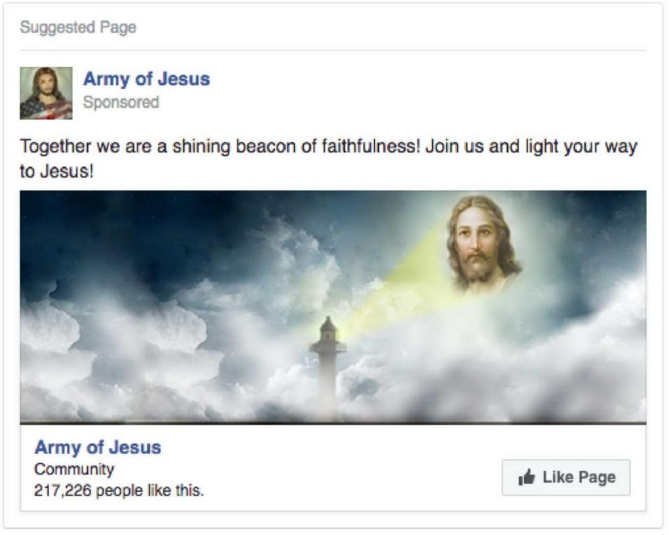 Image: Fake Facebook ads