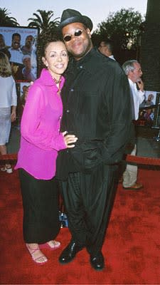 Jimmy Jam with Mrs. Jam at the Universal City premiere of Universal's Nutty Professor II: The Klumps