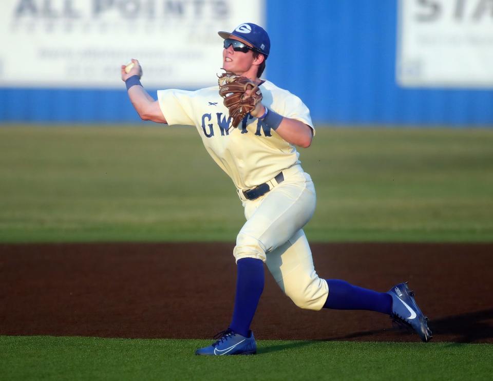 Logan Smith fields an infield ground ball and fires to third for Georgetown against New Braunfels Canyon in a third-round series last week. Georgetown won the series and will play Corpus Christi Ray in the fourth round this week.