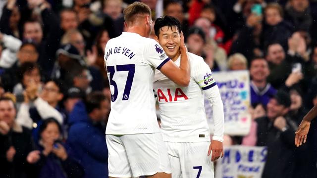 Tottenham Hotspur 2-0 Fulham: Son Heung-min and James Maddison send Spurs  top - BBC Sport