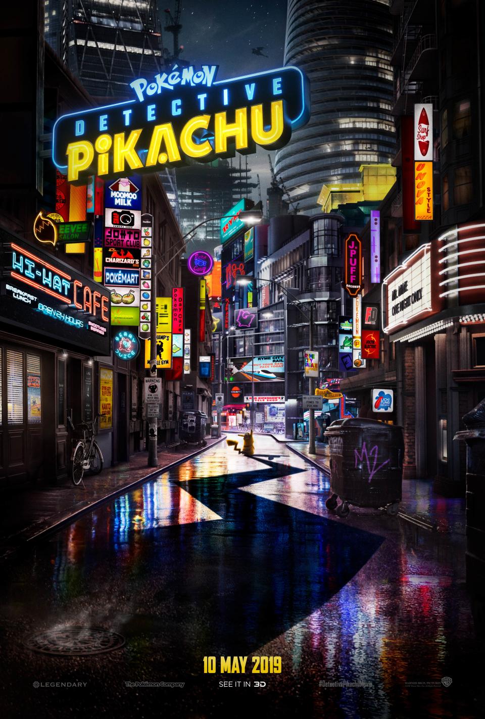 POKÉMON Detective Pikachu UK poster (Warner Bros.)