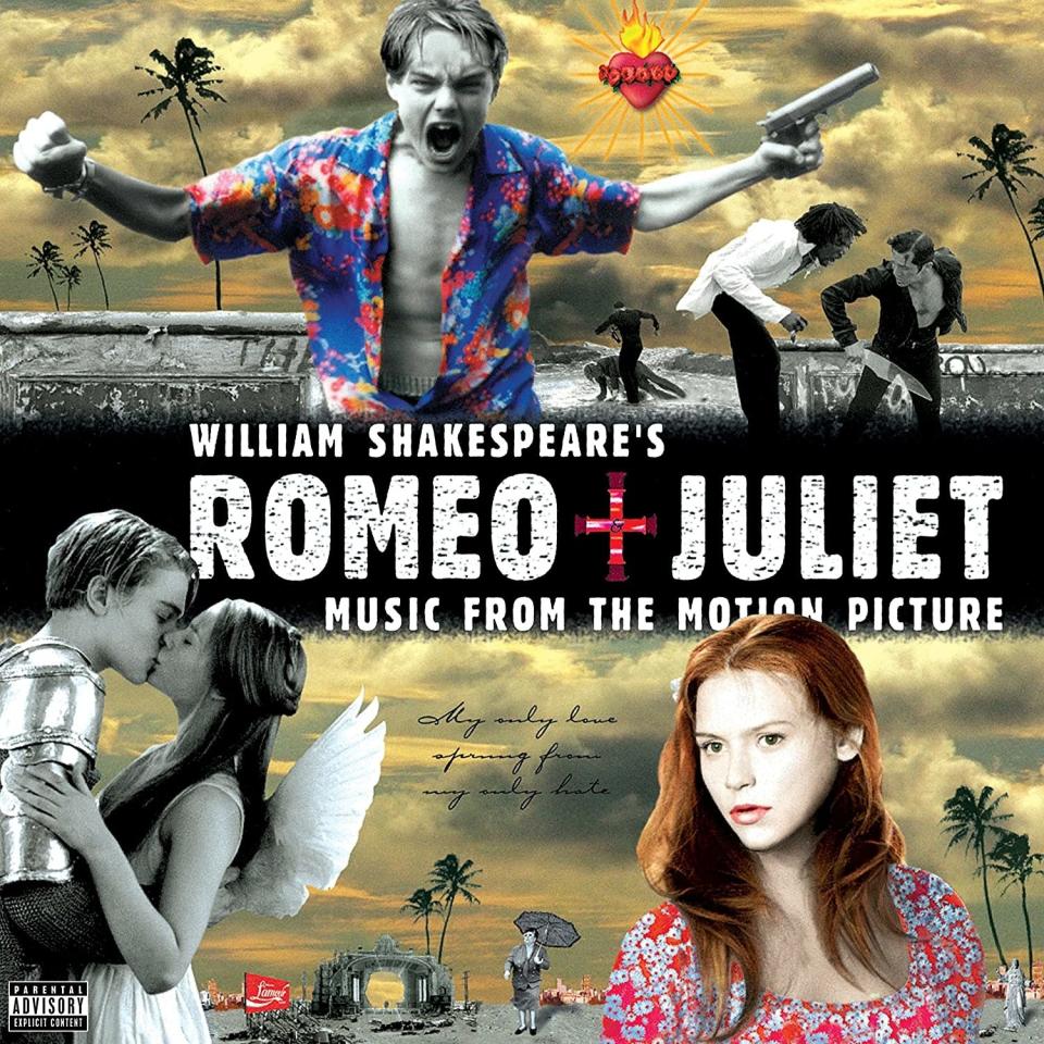 The album cover for Romeo + Juliet