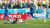 Soccer Football - World Cup - Group E - Brazil vs Costa Rica - Saint Petersburg Stadium, Saint Petersburg, Russia - June 22, 2018 Brazil's Neymar scores their second goal REUTERS/Max Rossi