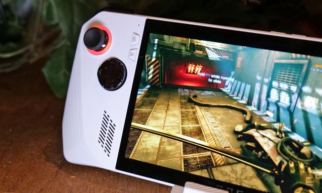 ASUS ROG Ally PC Gaming Handheld Prototypes Smile For The Camera