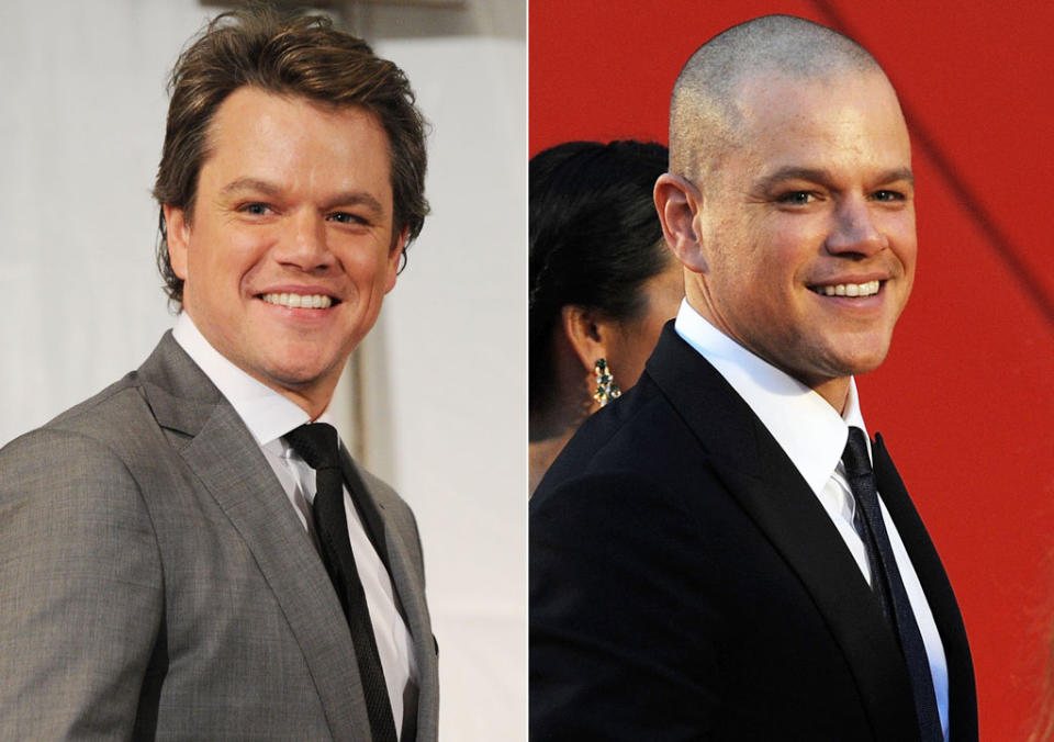 haircuts mattdamon