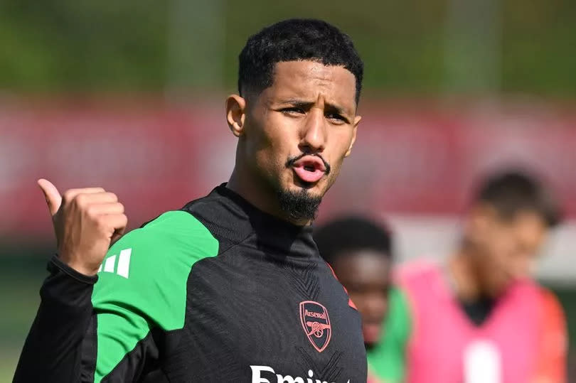 Arsenal defender William Saliba