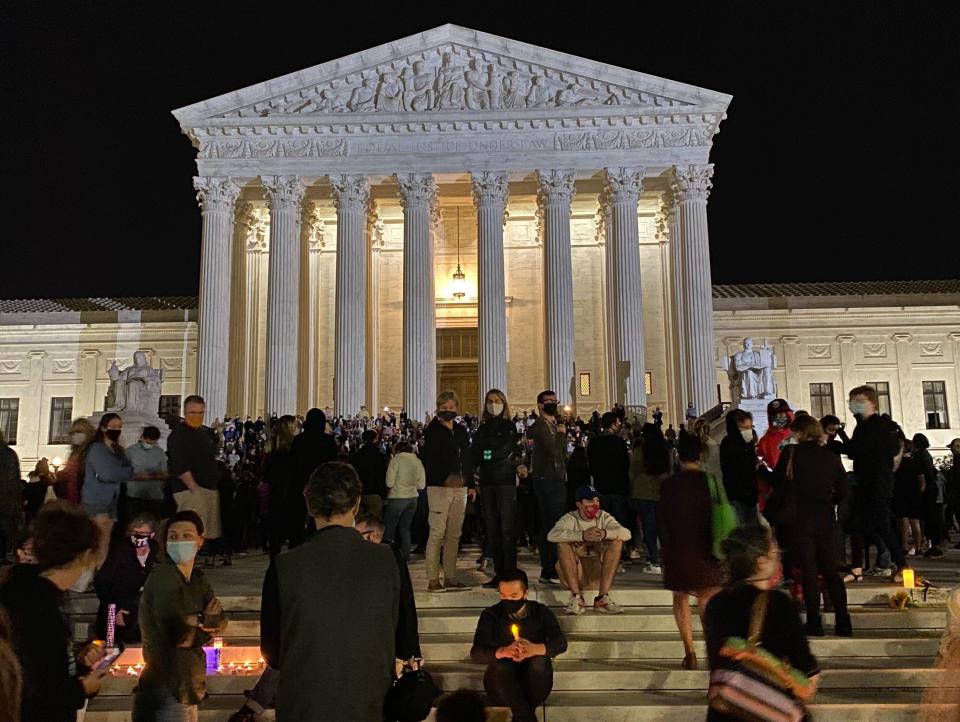 ruth bader ginsburg vigil