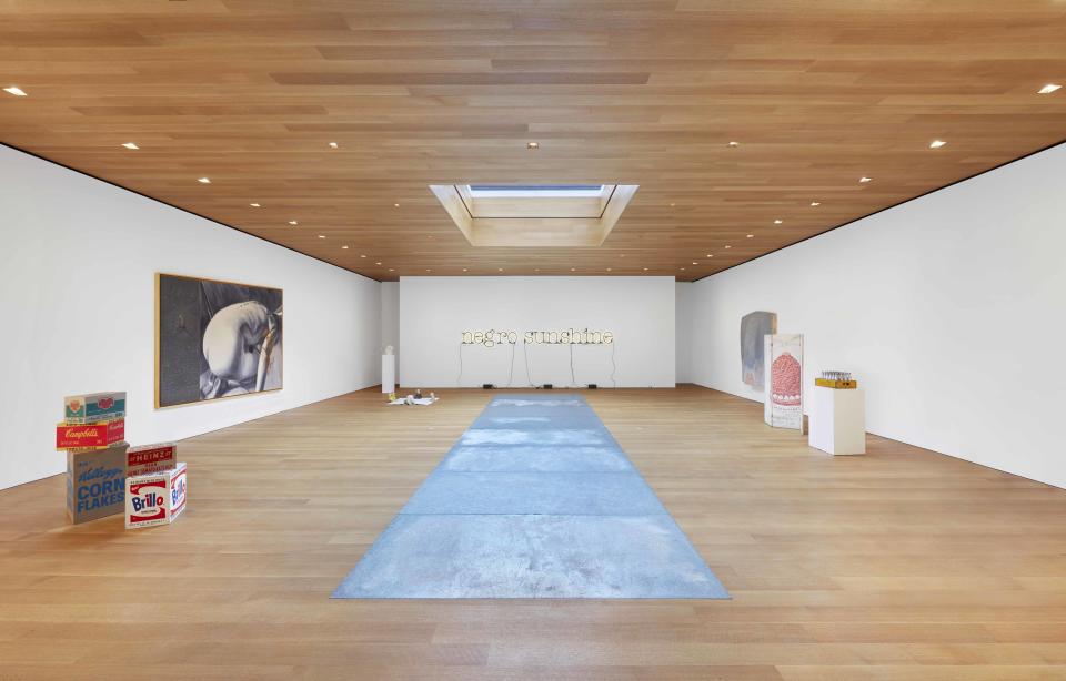 Installation view of the Brant Foundation's East Village show, Third Dimension.