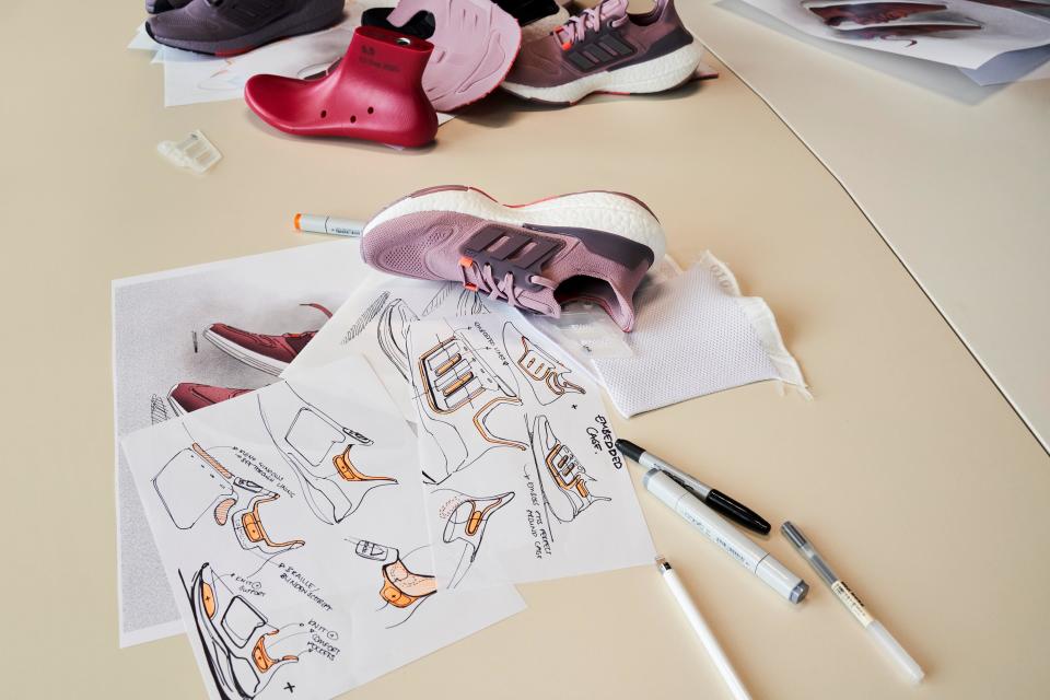 The sketches of the Adidas UltraBoost 22. - Credit: Courtesy of Adidas
