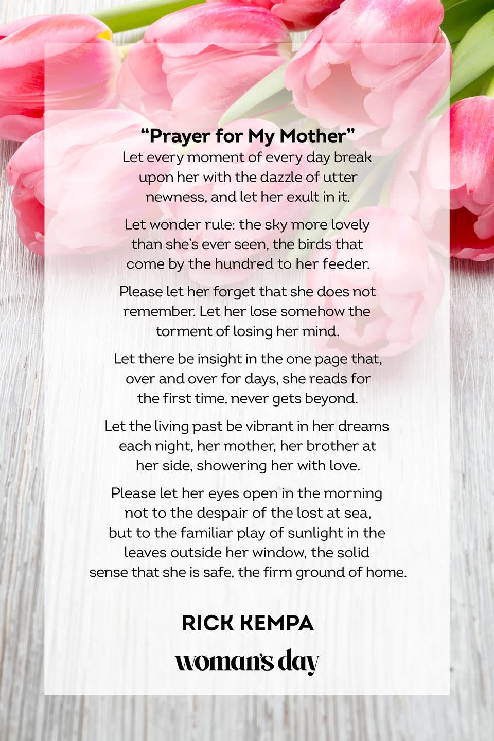 mothers day poems rick kempa