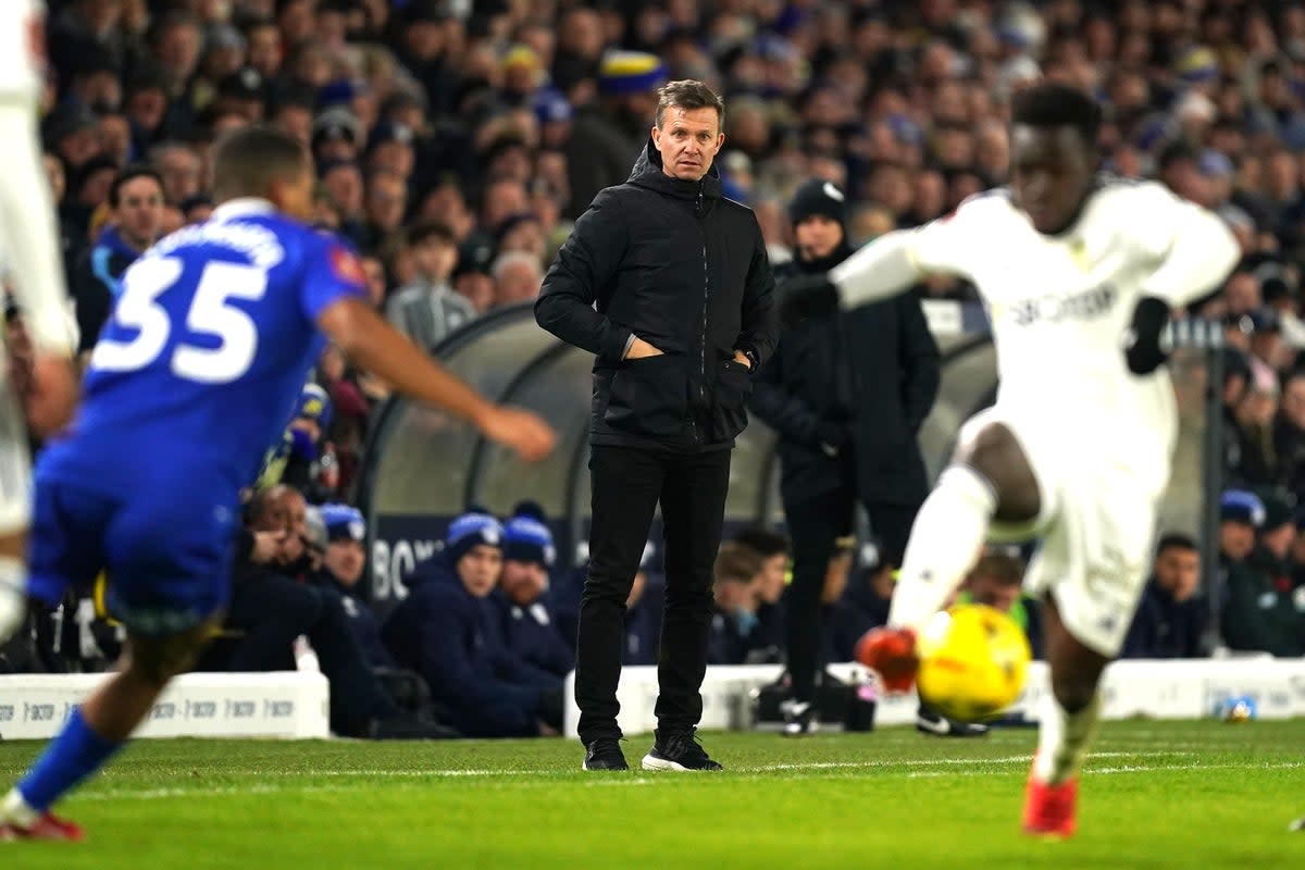 Jesse Marsch talked up Wilfried Gnonto after Leeds’ win over Cardiff (Mike Egerton/PA) (PA Wire)