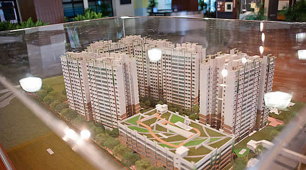 There is a possibility that residential property prices might see a quarter-on-quarter decline in the first quarter of 2012 Property Price Index disclosure. (Yahoo! Photo)