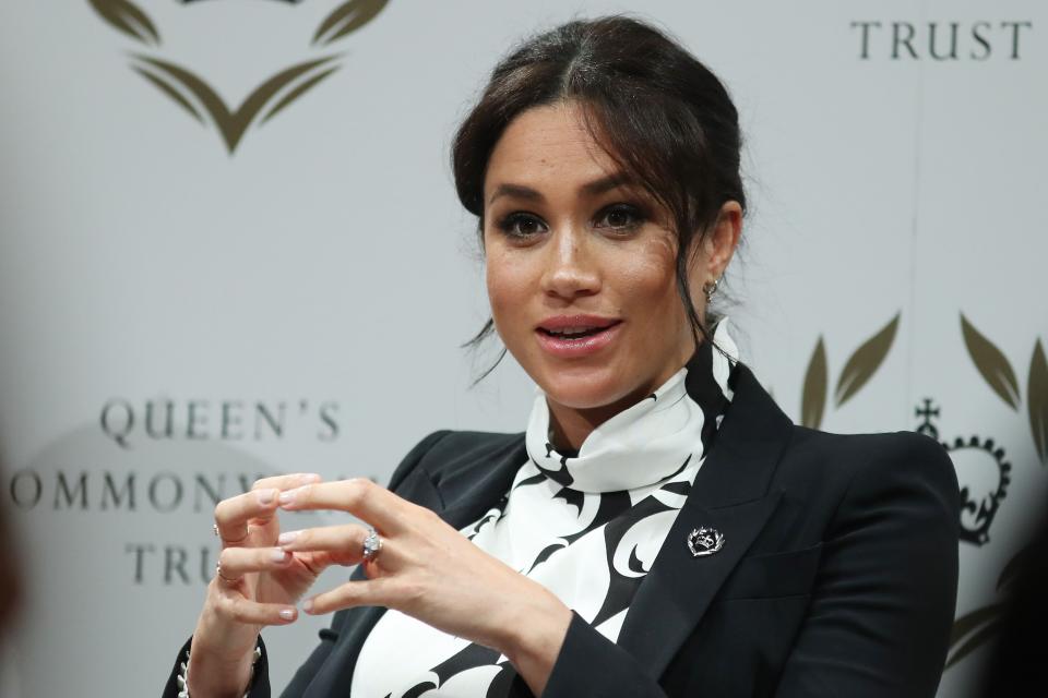 Meghan suit actuellement la procédure pour devenir une citoyenne britannique [Photo: Getty]