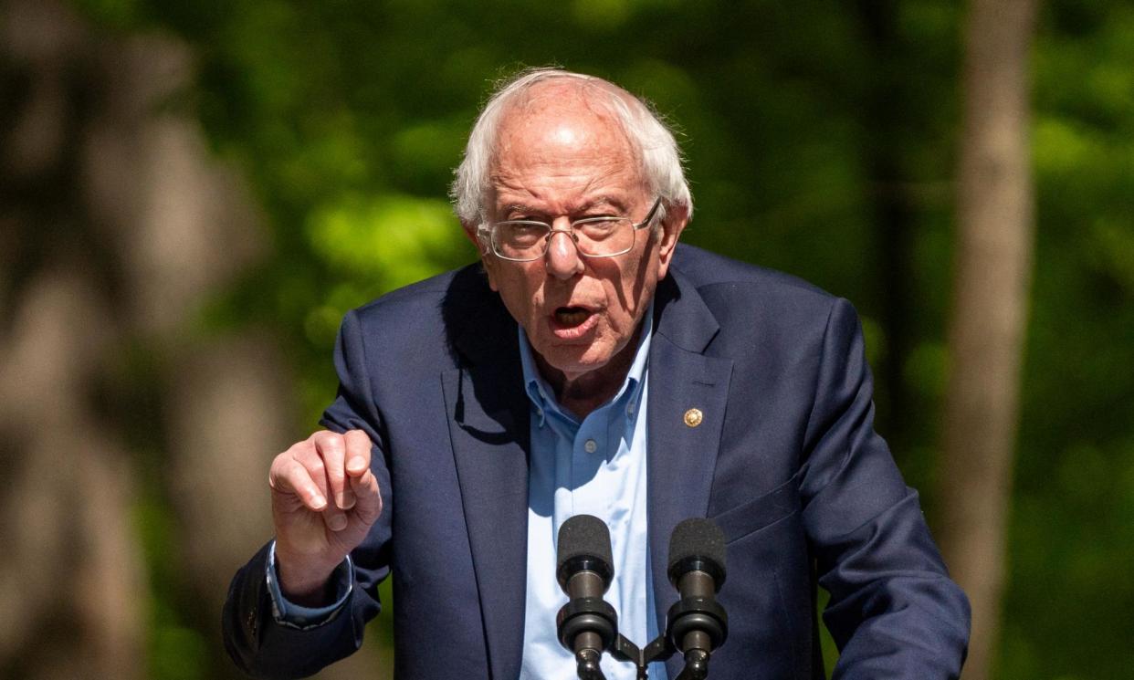 <span>Bernie Sanders at an event to mark Earth Day in Virginia last month. He entered the Senate in 2007.</span><span>Photograph: Shawn Thew/EPA</span>