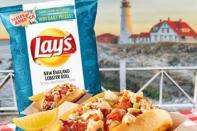 <p>It's "surf and turf." Sorta. Creamy, New England lobster roll flavor meets crispy Lay's chips. Another <a href="https://www.delish.com/food-news/a22338147/lays-tastes-of-america-chips/" rel="nofollow noopener" target="_blank" data-ylk="slk:interesting creation;elm:context_link;itc:0;sec:content-canvas" class="link ">interesting creation</a> from the "Taste of America" promotion, sour cream, onion powder, and bell pepper are listed among the seasonings.</p>