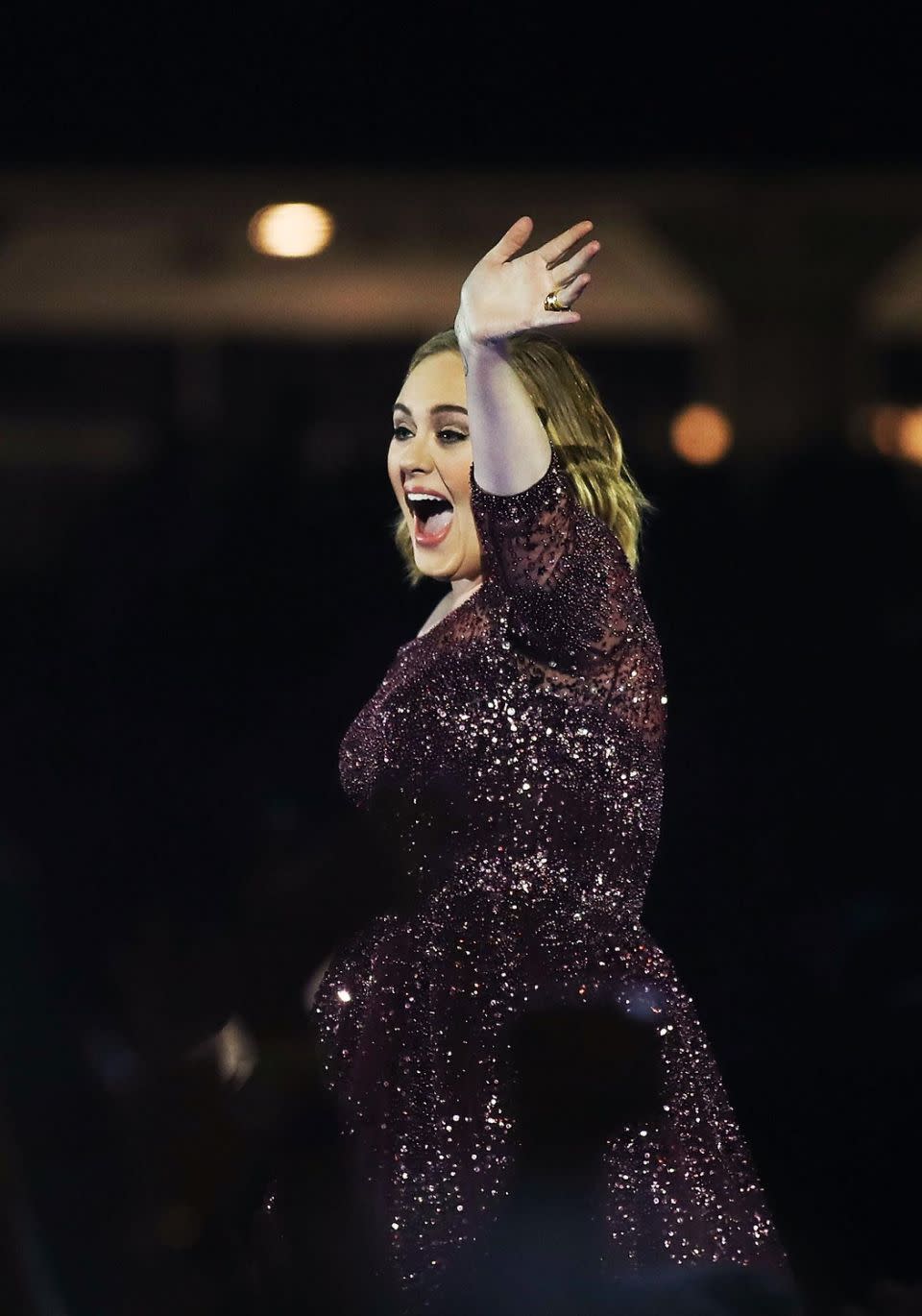 Adele has said she many never tour again. Source: Getty