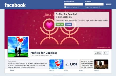 Facebook couples pages have arrived 