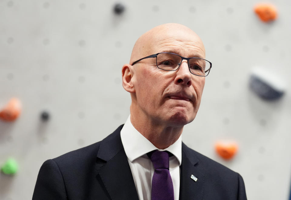 Unison urged First Minister John Swinney to speak to members on the picket line to ‘hear how undervalued council staff in his constituency feel’ (Andrew Milligan/PA)