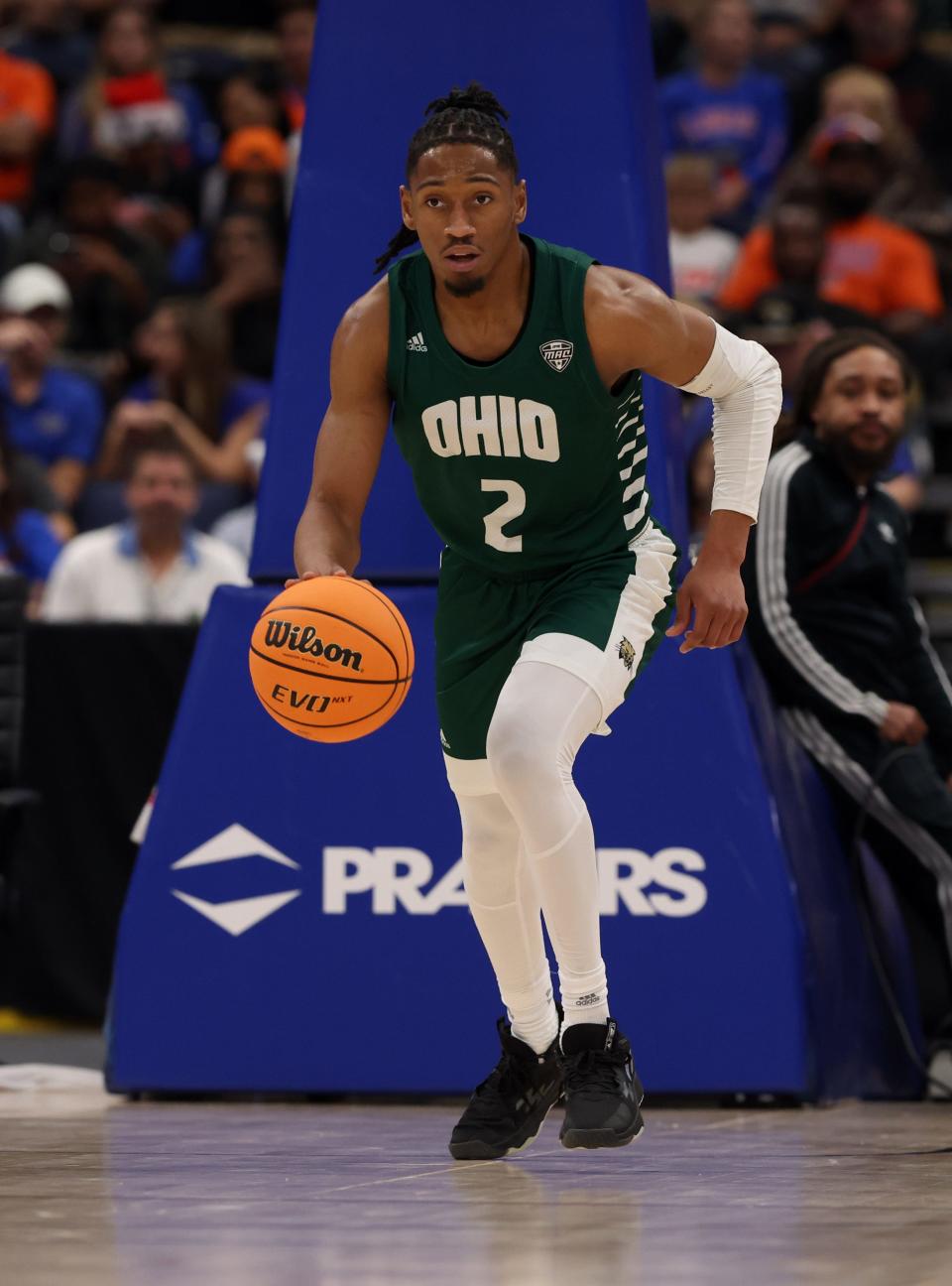 Miles Brown is back for the Ohio Bobcats after leading the team in 3-point shooting last season.