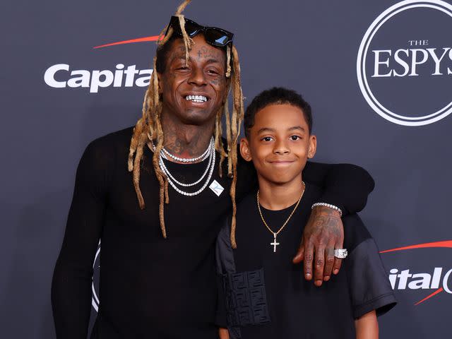 Leon Bennett/Getty Lil Wayne and Kameron Carter attend the 2022 ESPYs at Dolby Theatre on July 20, 2022 in Hollywood, California
