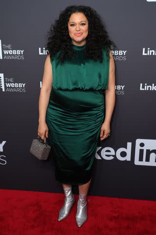 <p>Michael Loccisano/Getty</p> Michelle Buteau attends 28th Annual Webby Awards at Cipriani Wall Street on May 13, 2024