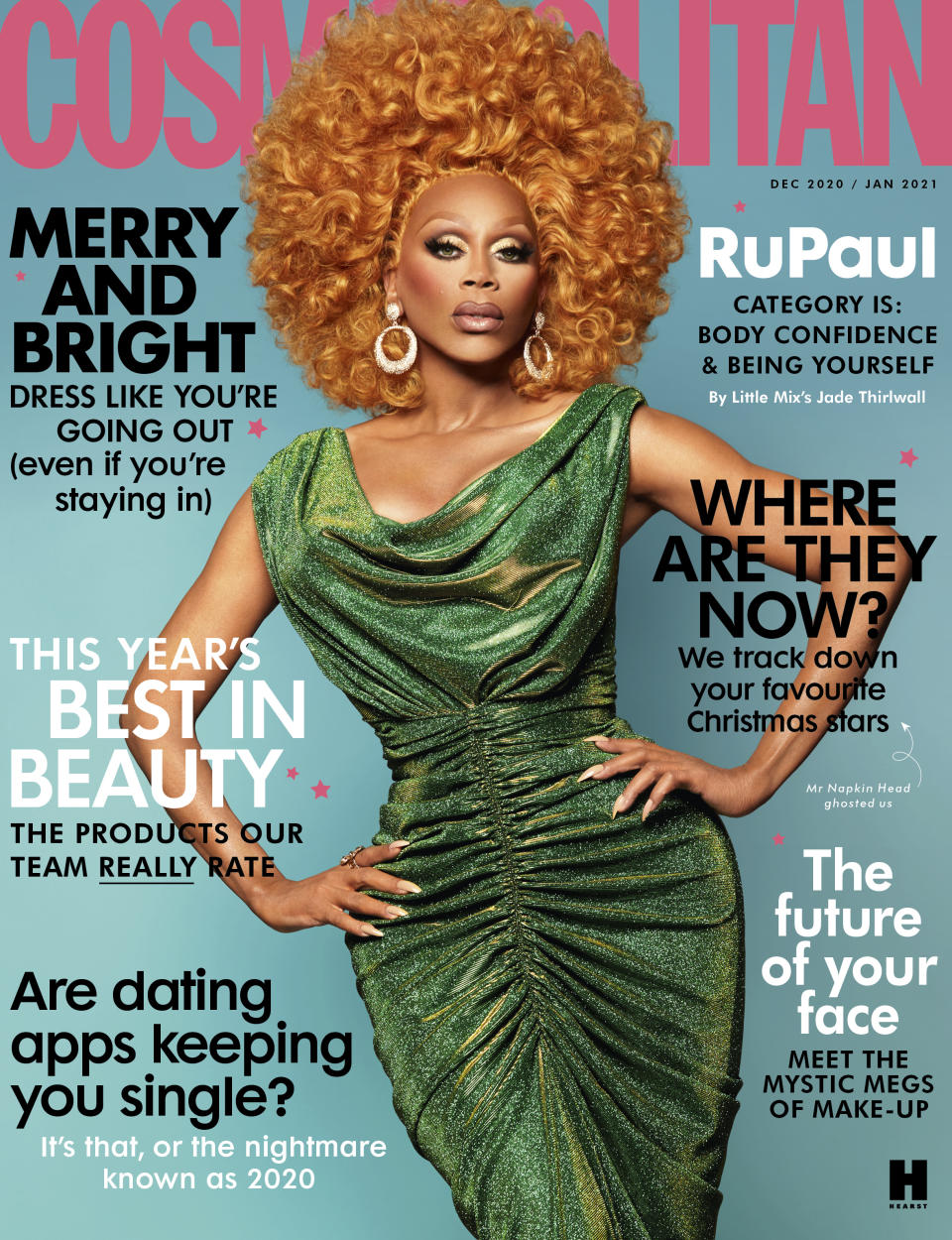 RuPaul appears on the cover of this month’s Cosmopolitan magazine (Cosmopolitan/PA)