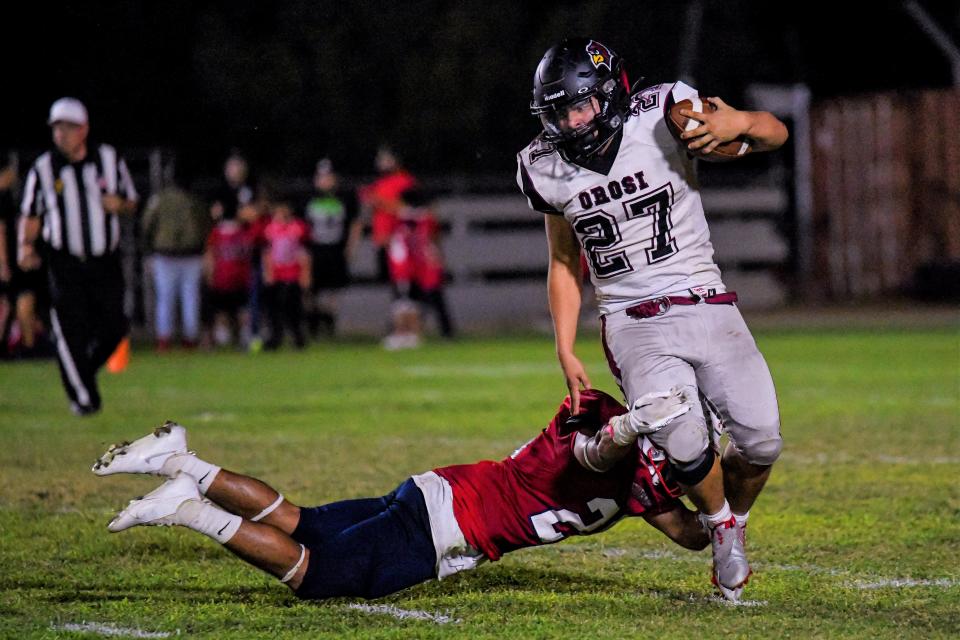 Orosi running back Andrew Camarillo is one of the top players at his position in the Central Section.