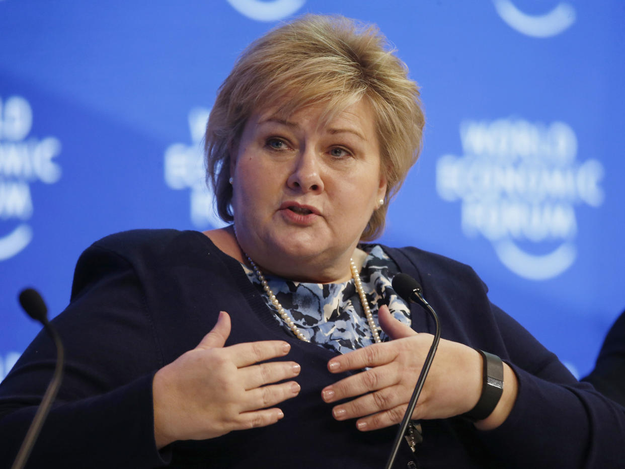 Norwegian Prime Minister Erna Solberg: REUTERS