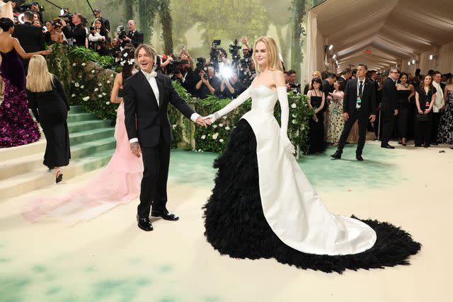 <p>Dia Dipasupil / Getty Images</p> Keith Urban and Nicole Kidman at 2024 Met Gala
