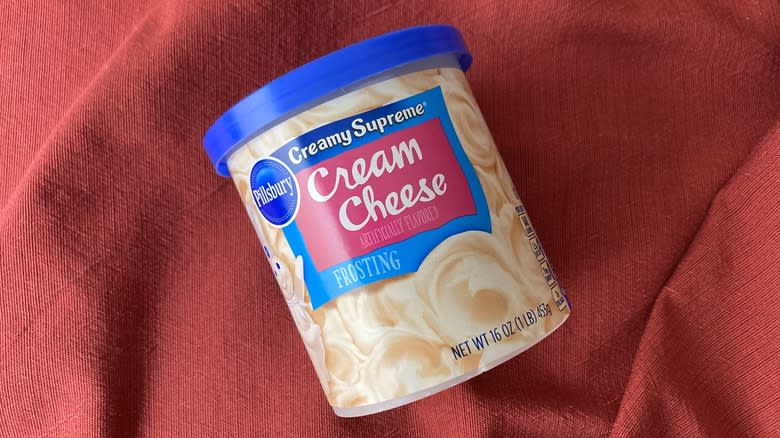 cream cheese frosting from Pillsbury