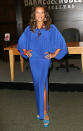 Felicity and Eva's co-star, Vanessa Williams, also looked lovely this week as she signed copies of her new memoir, <i>You Have No Idea</i>, at a bookstore in Los Angeles. The ageless actress -- who, surprisingly, just turned 49! -- popped a pose in a bright blue bat wing dress, gold hoops, orange bangle, and turquoise sandals. (4/28/2012)