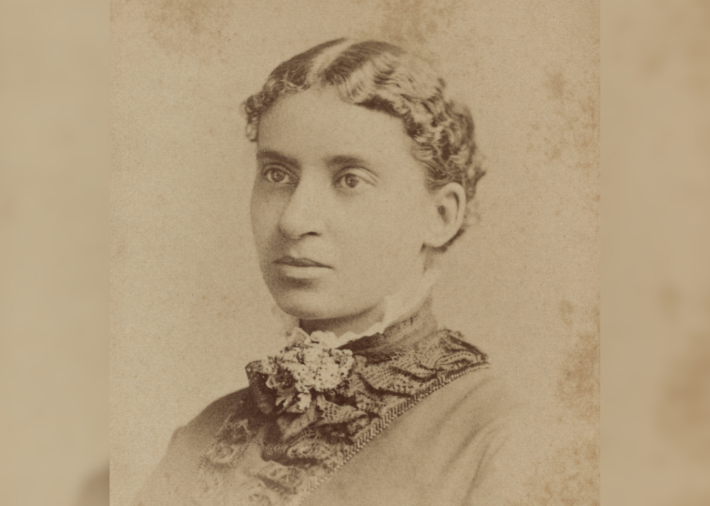 Studio portrait of Charlotte L. Forten Grimke.