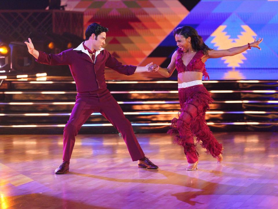 Daniel Durant and Britt Stewart on season 31 of "Dancing With the Stars."