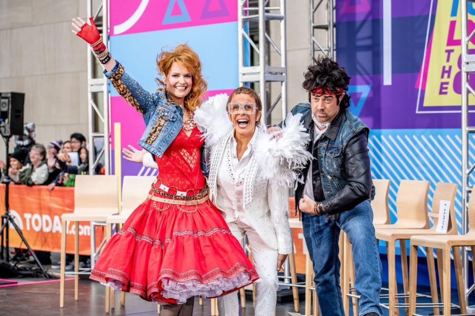 <p>Savannah just wanted to have fun and she most certainly did as '80s icon Cyndi Lauper. Meanwhile, Hoda went crazy with the rhinestones for her all-white Elton John costume. Last but not least, there's Carson Daly, who paid tribute to the one and only Bruce Springsteen. </p>