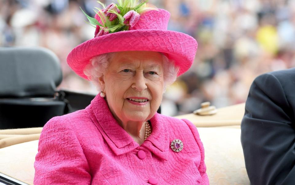 Many punters had correctly bet on the Queen wearing pink at Ascot racecourse on Thursday - WireImage