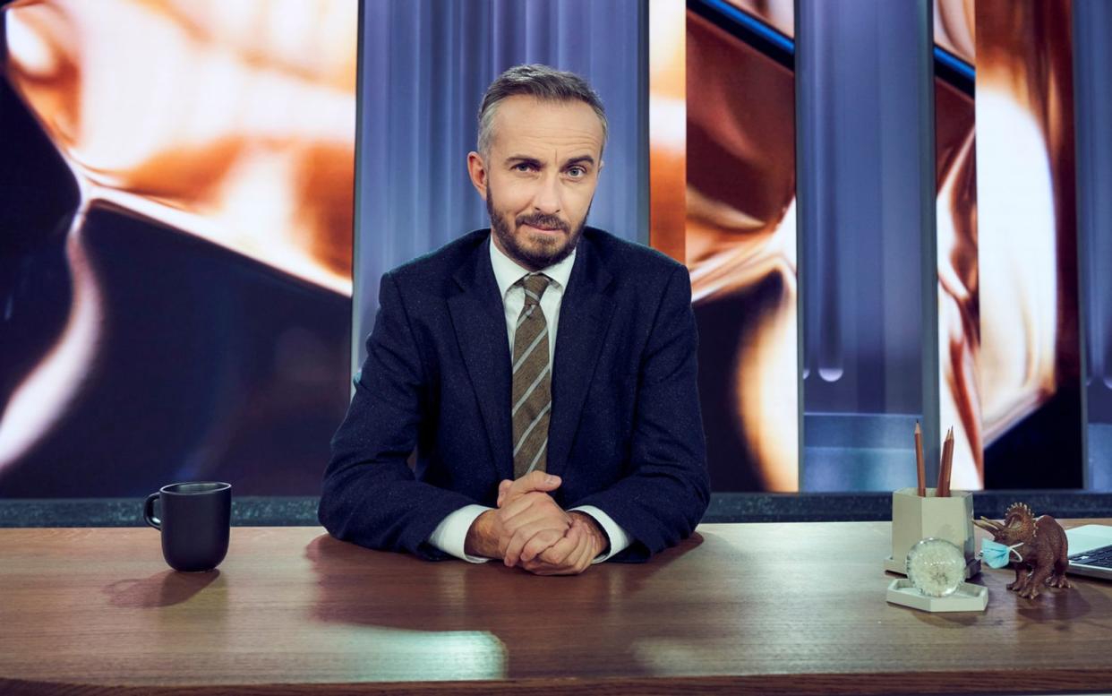 In seiner Sendung "ZDF Magazin Royale" bewarb sich Jan Böhmermann für die Ausrichtung des ESC-Vorentscheids. (Bild: ZDF/Jens Koch)