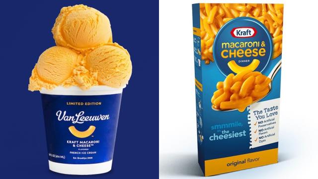 Kraft Macaroni and Cheese Ice Cream is Back