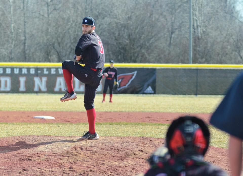 Thomas Fox had 16 strikeouts during a no-hit performance against Pellston on Tuesday, April 9.