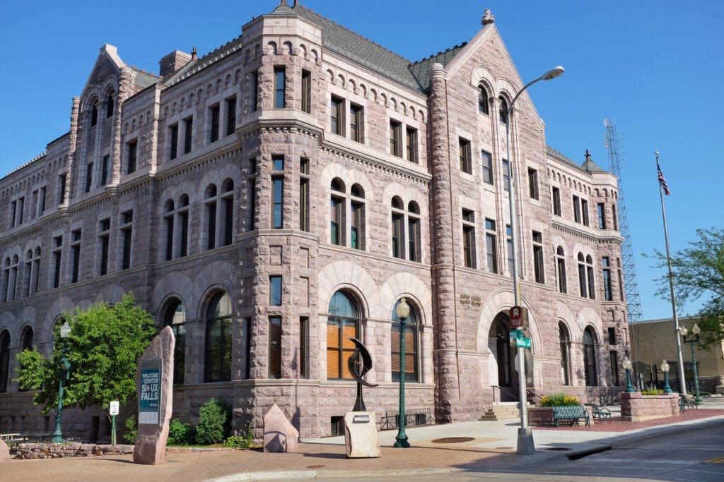 The federal courthouse in Sioux Falls, S.D.