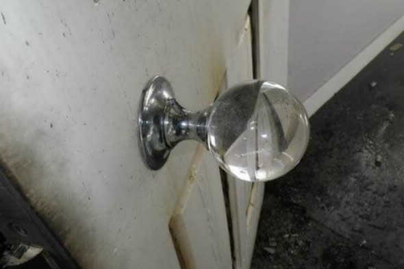 The cystal doorknob that started the fire
