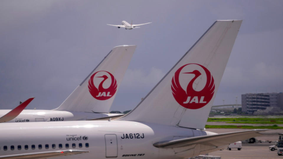 日本航空。示意圖。美聯社