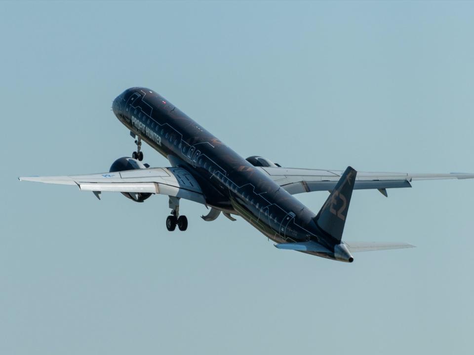 An Embraer E195-E2 aircraft - Embraer E195-E2