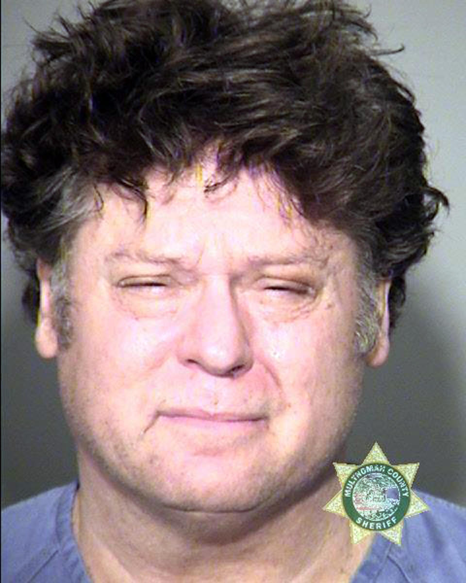 This undated photo provided by the Multnomah County Sheriff's office shows Timothy Mackley. Mackley has been arrested for murder after the body of an elderly woman that was found in the trunk of his car after a traffic stop Tuesday, Sept. 25, 2018. (Multnomah County Sheriff's Office via AP)